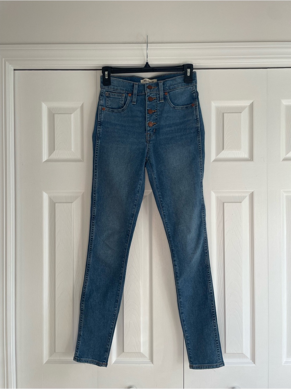Madewell 10” high rise skinny jeans
